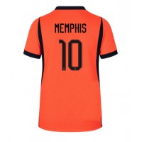 Stroje piłkarskie Holandia Memphis Depay #10 Koszulka Podstawowej MŚ 2026 Krótki Rękaw
